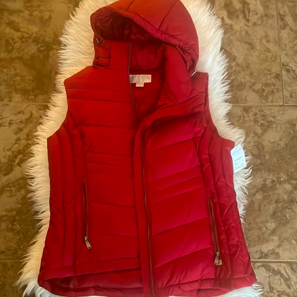 Michael Korda Red Vest